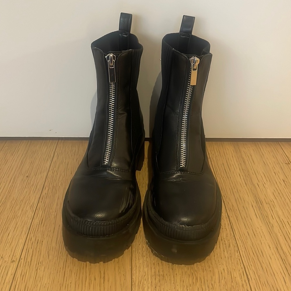 Bcbgeneration Zip Up Combat Boots - image 1